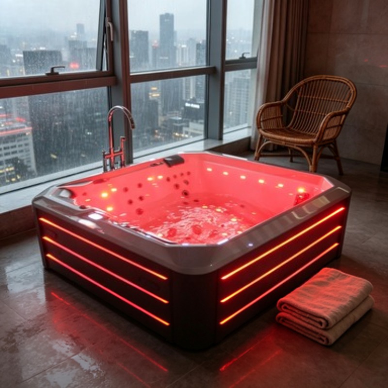 ホットタブスパ ジャグジー アクリル製屋外マッサージ浴槽 3 - Hot Tub のレビューと価格