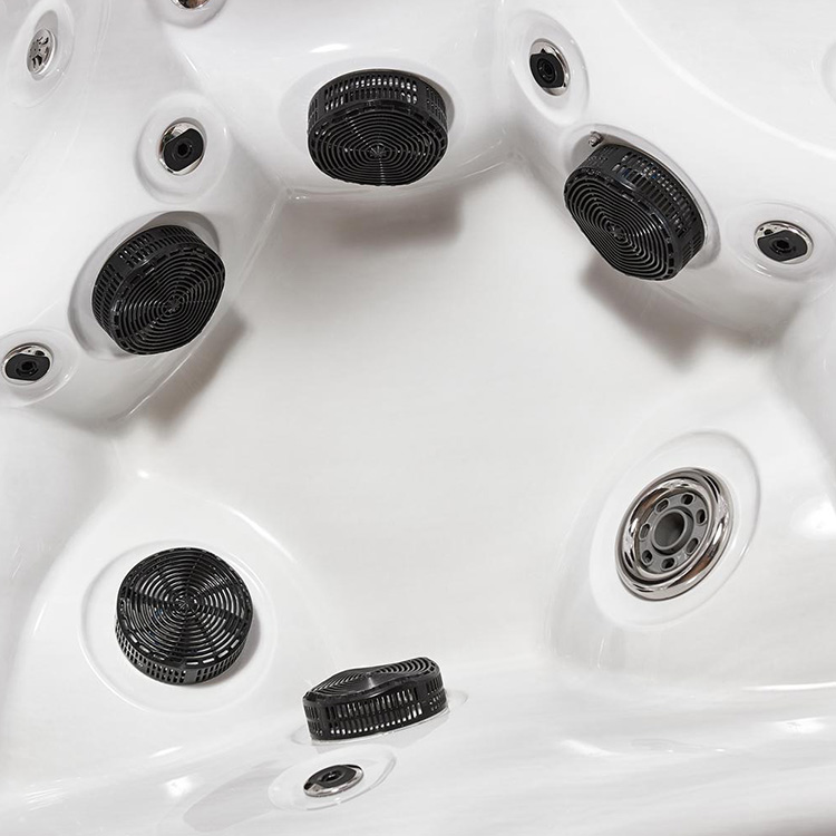 6人用ホットタブスパ、耐久性のあるナイロンネット付きジェット - Hot Tub のレビューと価格