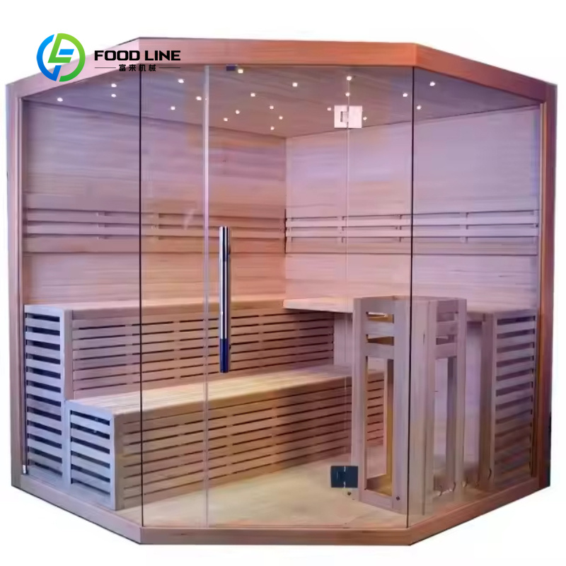 カスタマイズ可能な伝統的な室内木製ドライ＆スチームサウナ（家 - Spa Wellness Gym のレビューと価格