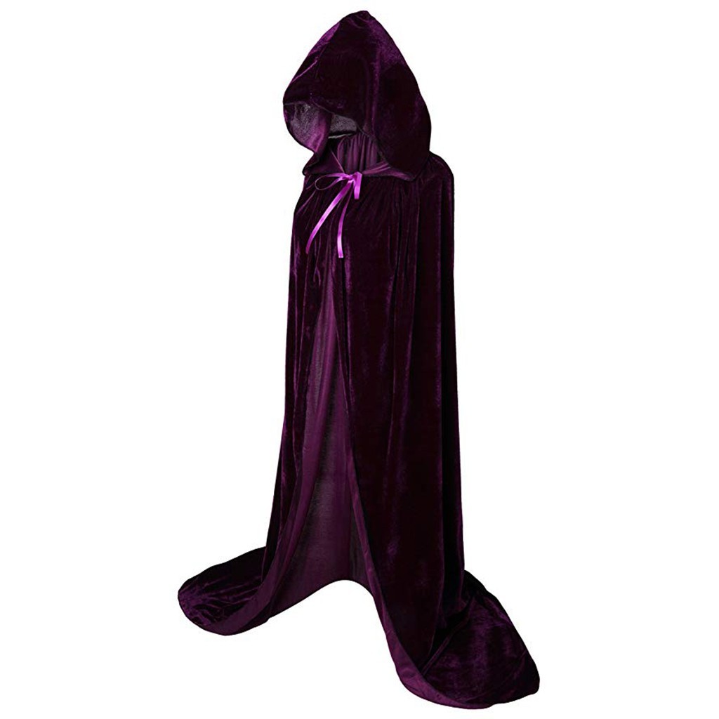 ハロウィンマント ゴシックフード付きマント 大人用エルフ魔女 - Bathrobe のレビューと価格