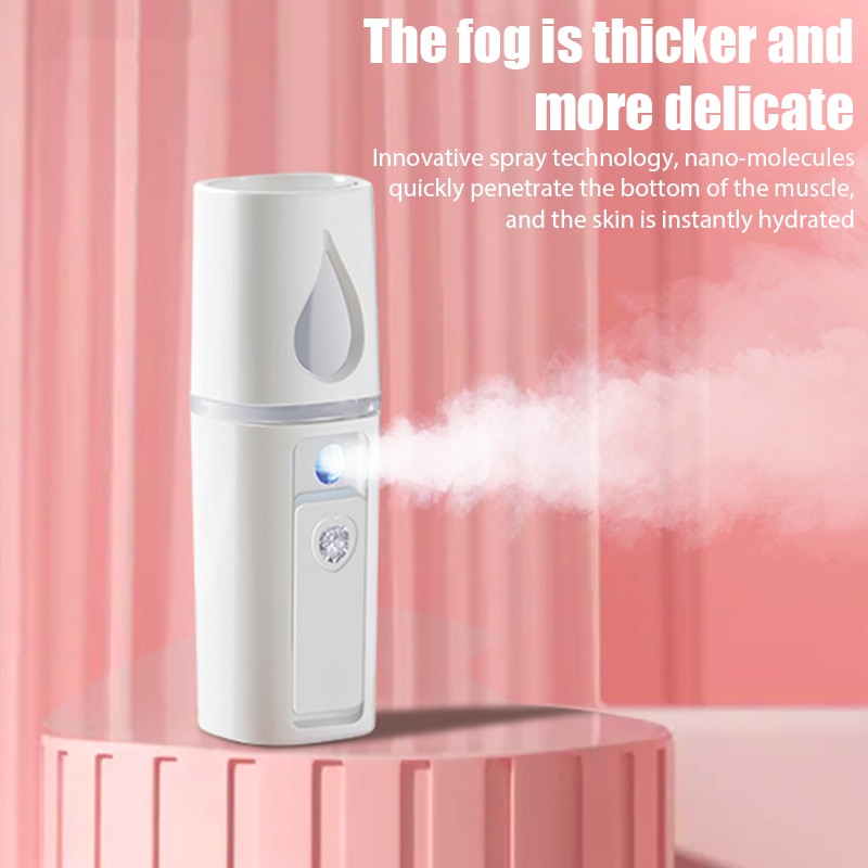 ミニアロマフェイシャル加湿器,USB充電式,毛穴のクリーニン - Face Steamer のレビューと価格