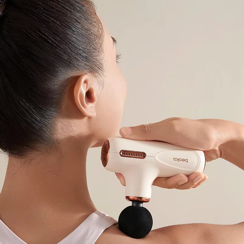 ミニ加熱マッサージガン 静音電動振動 深部組織筋肉マッサージ - Massage Gun のレビューと価格