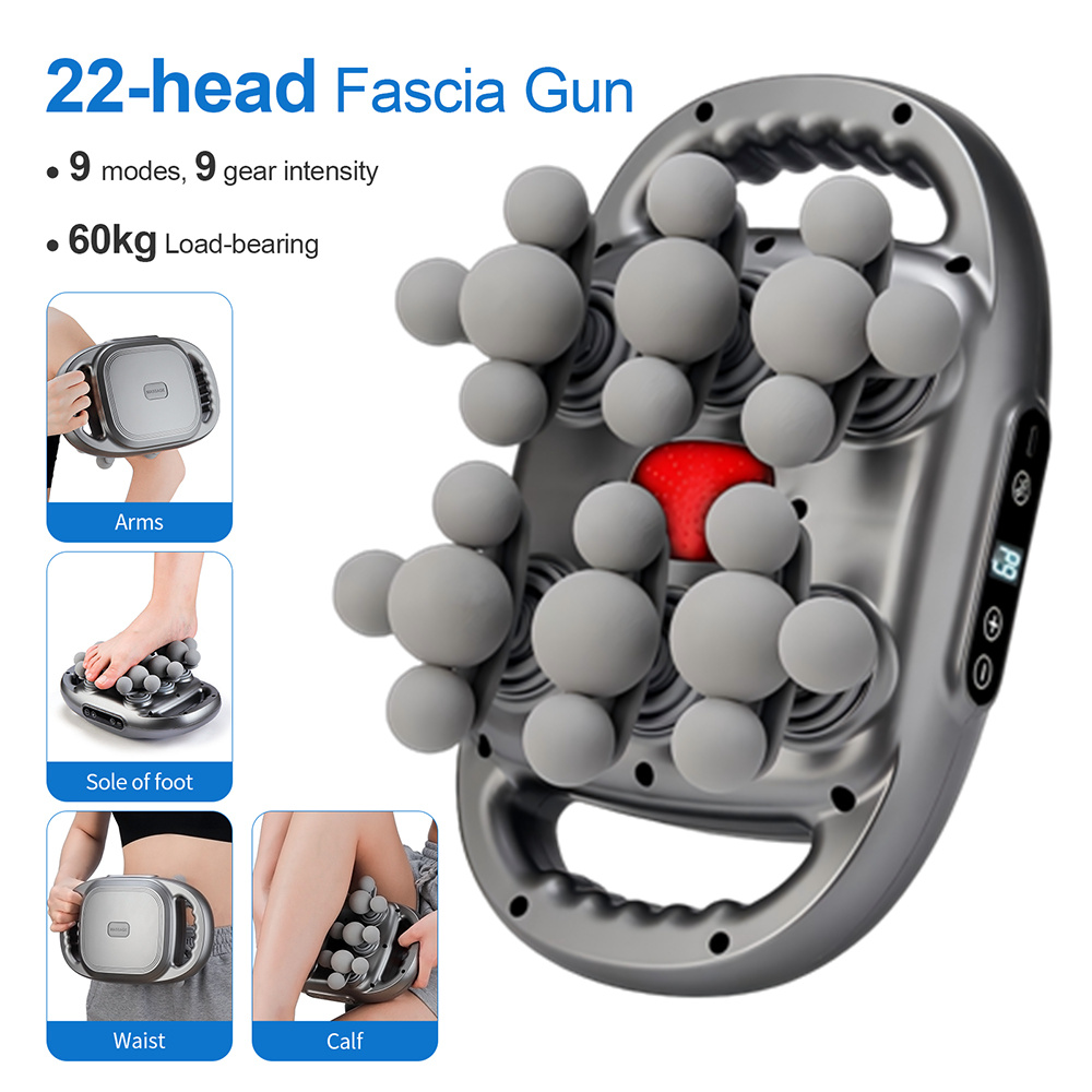 22種類の振動パターンを搭載した高周波振動式ボディマッサージ - Massage Gun のレビューと価格