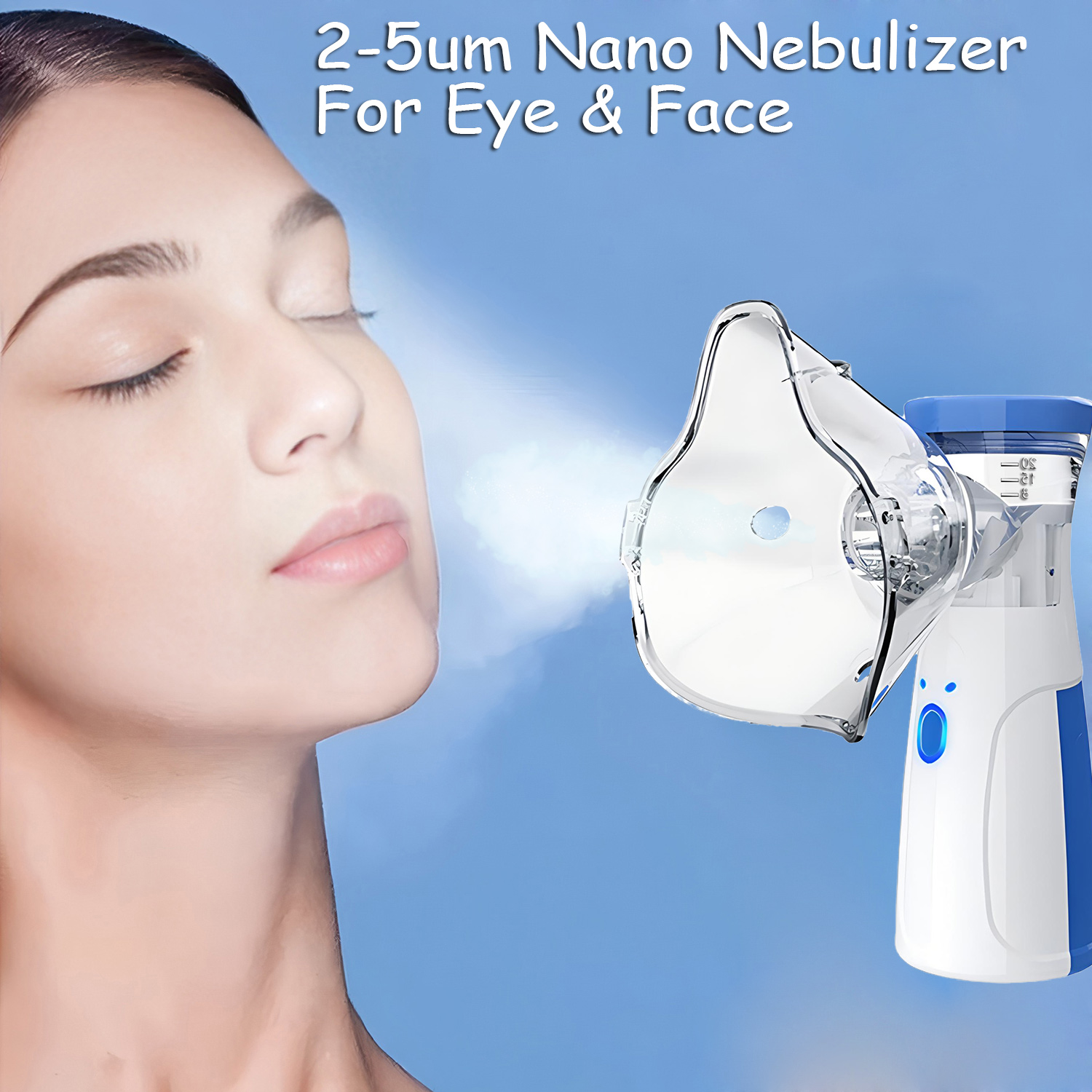 ミニフェイシャルスチーマー サイレントメッシュネブライザー  - Face Steamer のレビューと価格