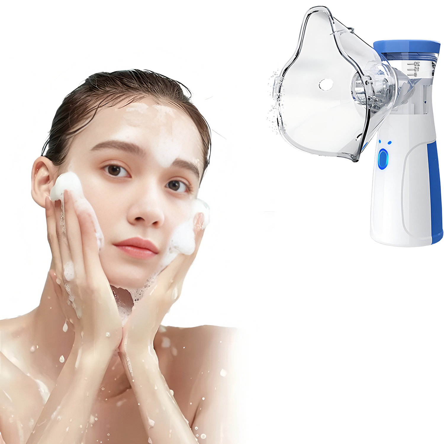 ミニフェイシャルスチーマー サイレントメッシュネブライザー  - Face Steamer のレビューと価格